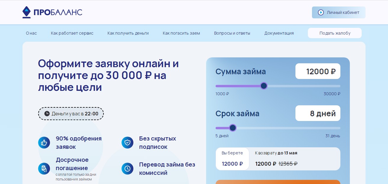 Пробаланс вход в личный кабинет Пробаланс вход в личный кабинет