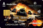 Дизайн пластиковой карты Альфа-Банк