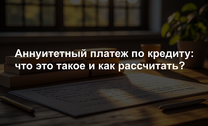 Аннуитетный платеж по кредиту