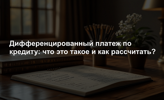 Дифференцированный платеж по кредиту