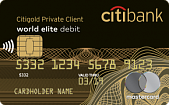 Дизайн пластиковой карты Ситибанк