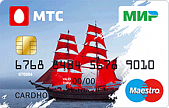Дизайн пластиковой карты МТС Банк